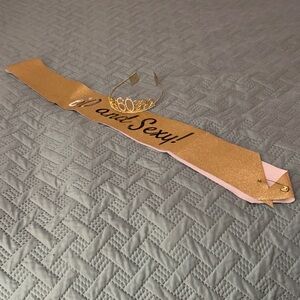 60th Birthday Tiara & Sash